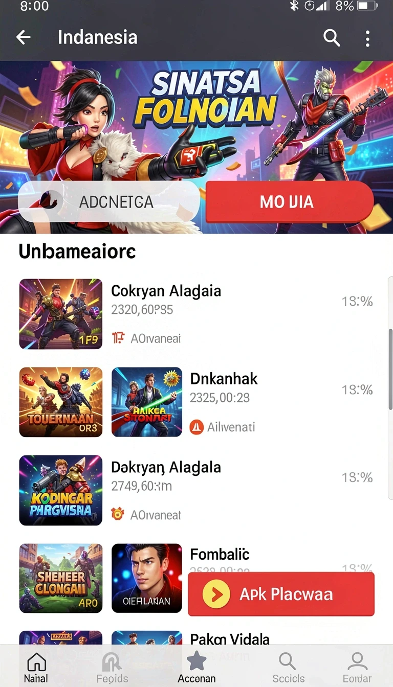 Pratinjau antarmuka pgbet — aplikasi APK resmi Android v2.5.6